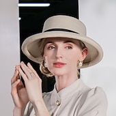 abordables Chapeaux de Fête-Polyester Chapeau Kentucky Derby / Chapeaux avec Noeud 1 pc Mariage / Fête / Soirée Casque