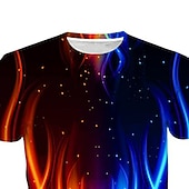 billiga Pojkens 3D Vision &amp; Geometri-Pojkar 3D Lutning T-shirt Kortärmad 3D-tryck Sommar Vår Aktiv Sport Mode Barn 3-12 år Utomhus Dagligen Normal