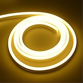 economico Lampade neon LED-20m 65.6ft impermeabile ha condotto la luce di striscia della corda del tubo al neon smd 2835 flessibile per l&#039;illuminazione decorativa esterna di natale di halloween ac220v-240v