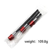 cheap Drill Bit Set-1/4 Inch Red Hexagonal Handle Batch Head Extension Rod Magnetic Screwdriver Quick Release Self-locking Extension Rod 60/100/150mm