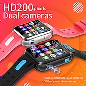 cheap Smartwatch-H1 Smart Watch 1.54 inch Smartwatch Fitness Running Watch Bluetooth 4G Pedometer Alarm Clock Calendar Compatible with Android iOS Kid&#039;s Women GPS with Camera IP 67 31mm Watch Case