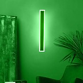 economico applique da esterno-rgb colorato dimming applique da parete led ws2811 ic lampada da parete con telecomando rf 15w acrilico alluminio applique per soggiorno camera da letto corridoio sfondo decor