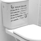 halpa Koristeelliset seinätarrat-3D Seinätarrat Makuuhuone / WC, Irroitettava PVC Kodin sisustus Seinätarra 1kpl