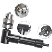 preiswerte Bohrer-Set-90 Grad rechtwinklige elektrische Bohrmaschine Ecke 8 mm Sechskantschaft Drehvorrichtung Biegung Verlängerung des Dreibackenfutterbereichs 1-10 mm
