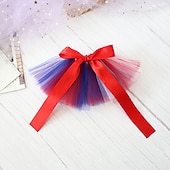 economico Abbigliamento e Accessori per Cani-bandiera americana cane bandana papillon tornante tutu gonna - forniture costume patriottico cane per cani di piccola taglia gatti cucciolo