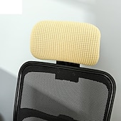 economico Rivestimento per sedia da ufficio-Fodera per poggiatesta per sedia da ufficio elasticizzata Fodera per sedia per computer Fodera per poggiatesta per sedia da gioco elastica e confortevole Protezione per mobili lavabile per il collo