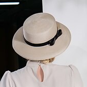 abordables Chapeaux de Fête-Polyester Chapeau Kentucky Derby / Chapeaux avec Noeud 1 pc Mariage / Fête / Soirée Casque