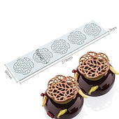 economico Teglie e stampi da forno-lunga striscia amore bolla fondente pizzo pad cottura fai da te decorazione cottura molecolare stampa stampo