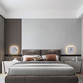 abordables Appliques murales d&#039;intérieur-8w moderne intérieur applique murale led applique murale lecture projecteur avec interrupteur 350 pivotant 2 en 1 5w mur projecteur led applique murale pour chambre de chevet salon salle d&#039;étude