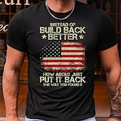  4. Juli 2026 250. Gedenktag Männer patriotisches Patriot Grafik Nationalflagge Veteran Kurzarm T-Shirt Freizeit