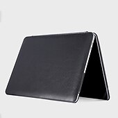 お買い得  ラップトップバッグ、ケース、スリーブ-MacBook ケース と互換性があります Macbook Air Pro 13.3 インチ ハード PUレザー 純色