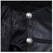 economico Cime-Retrò Vintage Punk &amp; Gotico Medievale Cappotto Mascherata Medico della peste Taglie Forti Jacquard Costume Per uomo Mascherata Feste Adulti Cappotto