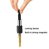 baratos conjunto de brocas-Haste hexagonal de 1/4 polegada chave de fenda de trava automática haste de extensão de liberação rápida magnética alongar a haste da cabeça do lote 60mm 100mm 150mm