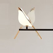 ieftine Lumini pandantive-91 cm pandantiv reglabil candelabru cu led design pasăre metal contemporan stil nordic sufragerie 110-120v 220-240v