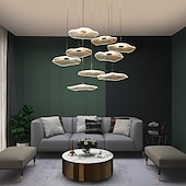 economico Luci a sospensione-21/28 cm cluster design lampada a sospensione led acrilico finiture verniciate artistico stile nordico 220-240v