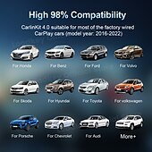 halpa carplay adapterit-carlinkit 4.0 cpc200-cp2a langaton carplay android auto adapteri yhteensopiva sisäänrakennettu langallinen carplay autopistoke&amp;amp; play, saatavilla Android-puhelimille ja iPhone-puhelimille