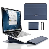 cheap Laptop Bags,Cases &amp; Sleeves-Laptop Sleeves 12&quot; 14&quot; 15.6&quot; inch Compatible with Macbook Air Pro, HP, Dell, Lenovo, Asus, Acer, Chromebook Notebook Waterpoof PU Leather Solid Color for Business Office