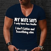 cheap Men&#039;s 3D T-shirts-Men&#039;s Unisex Letter Graphic Prints T Shirt Short Sleeve T shirt Hot Stamping V Neck Shirt Sports Designer Casual Outdoor Street Daily White Red Navy Blue Summer Clothing Apparel S M L XL XXL 3XL