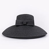 economico Cappelli per feste-Cappello di tulle  intrecci Kentucky Derby  Cappelli  Copricapi con fiori 1pc Matrimonio  Occasione speciale  Copricapo casual abito per impressionare Abito per il giorno delle corse 2025