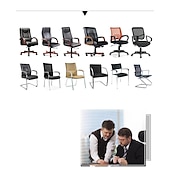 baratos Capa para Cadeira de Escritório-Almofadas de apoio de braço de cadeira de escritório elásticas capa elástica, capas de apoio de braço de cadeira de jogos confortáveis para cotovelos e antebraços alívio de pressão