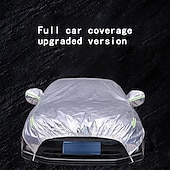preiswerte Auto-Abdeckungen-Starfire Sonnenschirm regenfester Sonnenschutz hagelfest Wärmeisolierung universell echtes Oxford-Stoff Autojacke spezielles Halbabdeckungsmodell