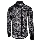 preiswerte Oberteile-Punk &amp; Gothic Viktorianisch Mittelalterlich Bluse / Hemd Maskerade Prinz Umlegekragen Herren Maskerade Party / Abend Erwachsene Bluse
