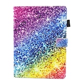 זול נרתיק iPad-לוּחַ כיסויים מכסים ל עבור Apple אייפד אייר 5 ipad 9th 8th 7th Generation 10.2 inch מסתובב360מעלות מגנטי עמיד בזעזועים פרפר פנדה נוף TPU עור PU