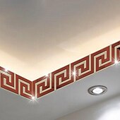 رخيصةأون ورق جدران-خلفيات باردة خط الدليل الموجي جدار جدارية الحدود قشر والعصا ذاتية اللصق الفينيل الحديثة الجدار ملصق لغرفة 10 سم (4 &#039;&#039;) × 10 سم (4&#039;&#039;) × 10 قطع