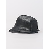 economico Cappelli per feste-eleganti fascinatori di lino dolce / cappelli con fiocco / copricapo da matrimonio / festa / sera di colore puro 1pc