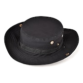 abordables Gorros-gorra táctica del ejército de camuflaje para hombres y mujeres sombrero boonie militar sombrero para el sol sombrero de pesca gorra de ala ancha al aire libre protección uv transpirable secado rápido sombrero que absorbe el sudor para la caza pesca escala