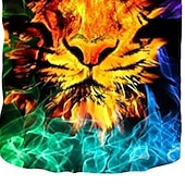billiga Pojkens 3D-djur-Barn Pojkar T-shirt Kortärmad 3D-tryck Tiger Djur Crewneck Regnbåge Barn Blast Vår Sommar Aktiv Mode Dagligen Dagligen Utomhus Normal 3-12 år
