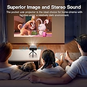 economico Proiettori-archtech yt500 led mini proiettore 320x240 pixel supporta 1080p audio usb portatile home media vid home theater video beamer vs yg300