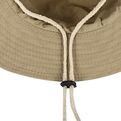 cheap Outdoor Headwear-Fishing Sun Boonie Hat Waterproof Summer UV Protection Safari Cap Outdoor Wide Brim Hunting Hat Army Green Dark Green Khaki for Hunting Fishing Climbing Bucket Hat