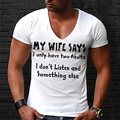 cheap Men&#039;s 3D T-shirts-Men&#039;s Unisex Letter Graphic Prints T Shirt Short Sleeve T shirt Hot Stamping V Neck Shirt Sports Designer Casual Outdoor Street Daily White Red Navy Blue Summer Clothing Apparel S M L XL XXL 3XL