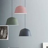 voordelige Hanglampen-25 cm eiland design hanglamp led metaal gelakte afwerkingen moderne nordic stijl 85-265v