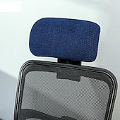 economico Rivestimento per sedia da ufficio-Fodera per poggiatesta per sedia da ufficio elasticizzata Fodera per sedia per computer Fodera per poggiatesta per sedia da gioco elastica e confortevole Protezione per mobili lavabile per il collo