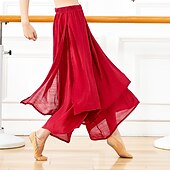 preiswerte Ballettbekleidung-Ballett Hosen Pure Farbe Damen Ausbildung Freizeitskleidung Hoch lyocell