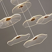 economico Luci a sospensione-21/28 cm cluster design lampada a sospensione led acrilico finiture verniciate artistico stile nordico 220-240v