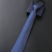 baratos Gravatas e Laços Borboleta para Homem-Gravata masculina de trabalho/casamento/cavalheiro - estilo formal listrado/estilo moderno/gravata de festa clássica gravatas de trabalho de negócios de alta qualidade para homens gravata vermelha gravata formal moda masculina