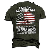 Veterans Day Men's Patriot Patriotic Veteran Flag T shirt Graphic Tee Funny T Shirts Slogan T Shirts Short Sleeve T shirt 3D Print Crew Neck Shirt Vintage Fashion Designer Outdoor Casual Daily Black3