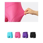 billiga Byxor, shorts och kjolar för kvinnor-Arsuxeo Dam Cykelunderkläder Vadderade cykelbyxor 3D vadderade shorts Cykel Herr Boxer Vadderade shorts Formpassad Bergscykling Vägcykling sporter Mjuk Hög Elasisitet Stretch Svart Blå Elastan Kläder