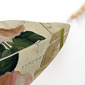 baratos estilo floral e plantas-capa de almofada lateral dupla floral 4 unidades quadradas decorativas macias capa de almofada capa de almofada fronha para sala de estar do quarto almofada interior lavável à máquina de qualidade