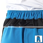 זול מכנסיים, טייצים ומכנסיים קצרים לגברים-בגדי ריקוד גברים מכנסי רכיבה באגי מכנסי אופניים אופניים מכנסיים קצרים מכנסיים קצרים רחבים התאמה רגועה רכיבת הרים רכיבת כביש ספורט 3D לוח ייבוש מהיר רוכסן עמיד למים רך שחור ירוק צבא ביגוד