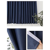 ieftine Perdea scurtă &amp; Perdea cortină-Perdele opace cu velcro fără lovituri pentru sufragerie, dormitor, fereastră, draperii ușor de instalat, jaluzele fereastră de bucătărie (lățime * înălțime)
