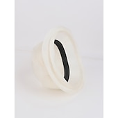 economico Cappelli per feste-eleganti fascinatori di lino dolce / cappelli con fiocco / copricapo da matrimonio / festa / sera di colore puro 1pc