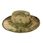 abordables Gorros-gorra táctica del ejército de camuflaje para hombres y mujeres sombrero boonie militar sombrero para el sol sombrero de pesca gorra de ala ancha al aire libre protección uv transpirable secado rápido sombrero que absorbe el sudor para la caza pesca escala
