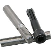 billige borkronesett-3 stk magnetisk sds plus til 1/4 (6,35 mm) sekskantet skrutrekkerholder elektrisk hammer nøkkelfri borchuck adapter konverter