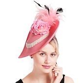 abordables Fascinadores &amp; Sombreros-Elegante Retro Antiguo Tocados Ropa de Fiesta Sombrero fascinador Disfraz Mujer Mascarada Fiesta / Noche Despedida de Soltera Adulto Para la Cabeza