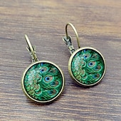cheap Earrings-Women&#039;s Earrings Chic &amp; Modern Street Peacock Earring