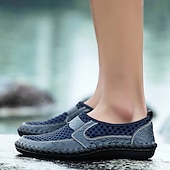 economico Scarpe Casual Slip-On-mocassini slip-on da uomo in rete traspirante – scarpe da guida casual leggere con suola antiscivolo per l'estate